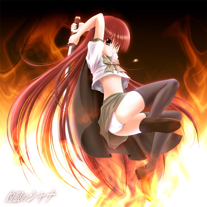 shana and alastor (shakugan no shana) drawn by asf