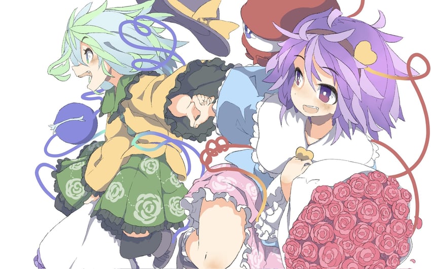 komeiji koishi and komeiji satori (touhou) drawn by guwinomi
