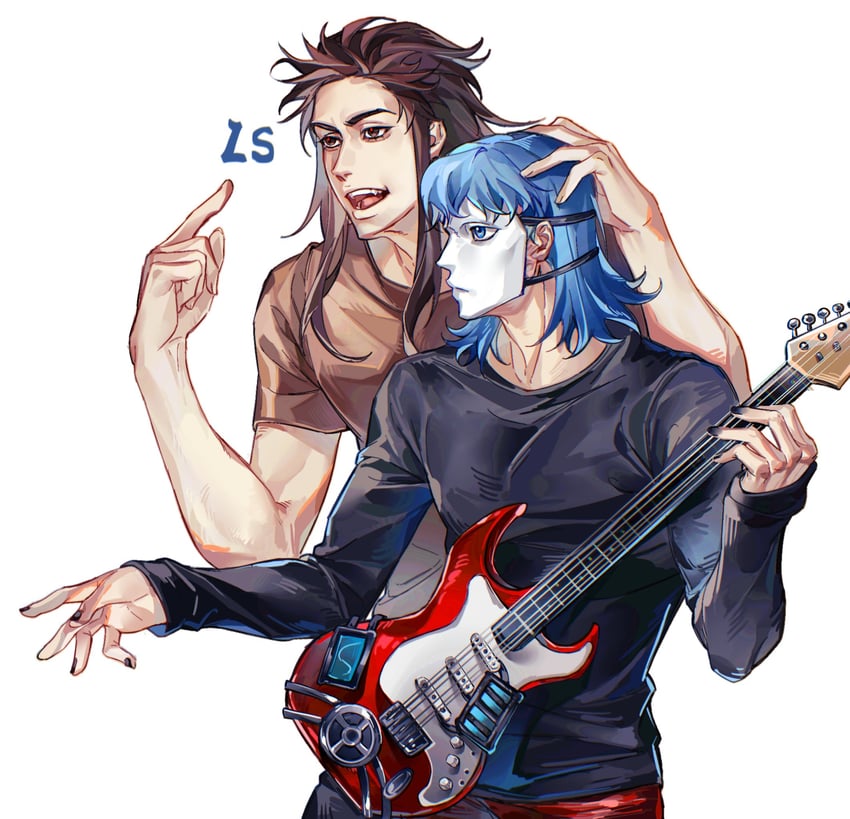 sal fisher and larry johnson (sally face) drawn by zhuoyi7245