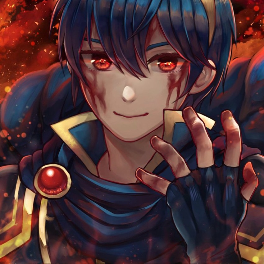 marth (fire emblem and 2 more) drawn by kaejunni