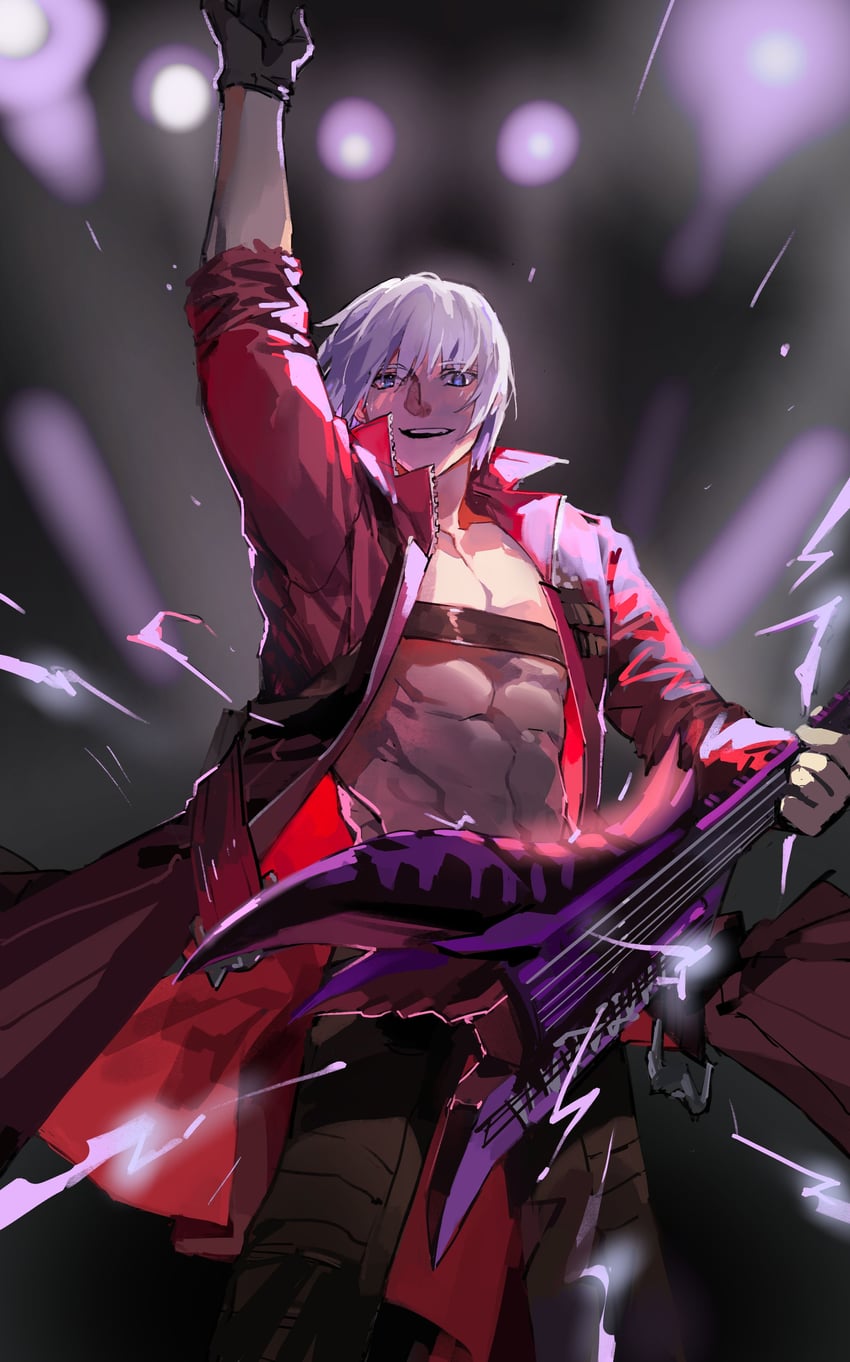 dante (devil may cry and 1 more) drawn by yi_tiao_zhi_xian_chong
