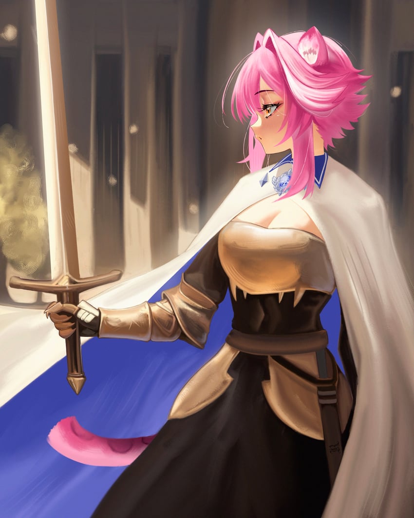 raora panthera (hololive and 2 more) drawn by itszenvy