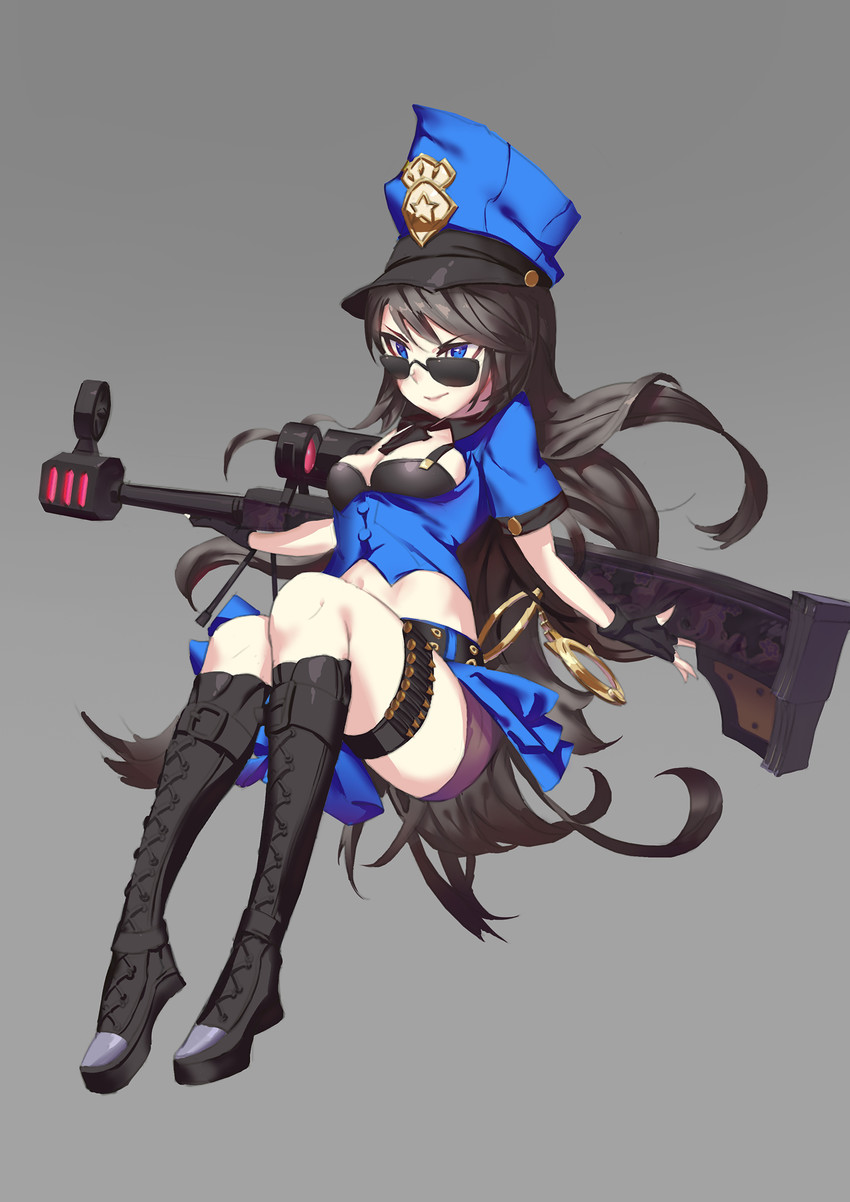 caitlyn and officer caitlyn (league of legends) drawn by rabbit_(tukenitian)