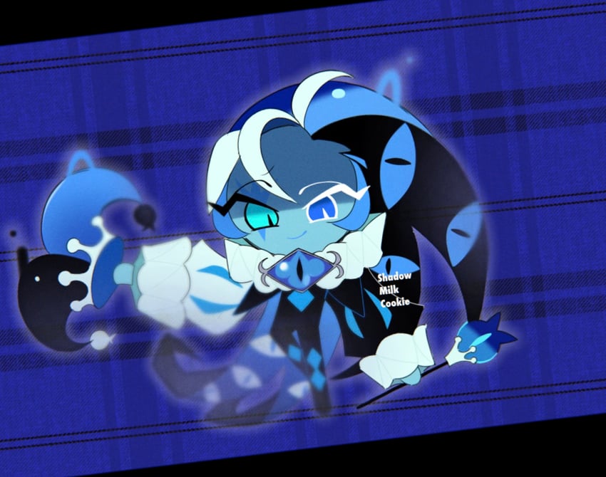 shadow milk cookie (cookie run and 1 more) drawn by kabin2005