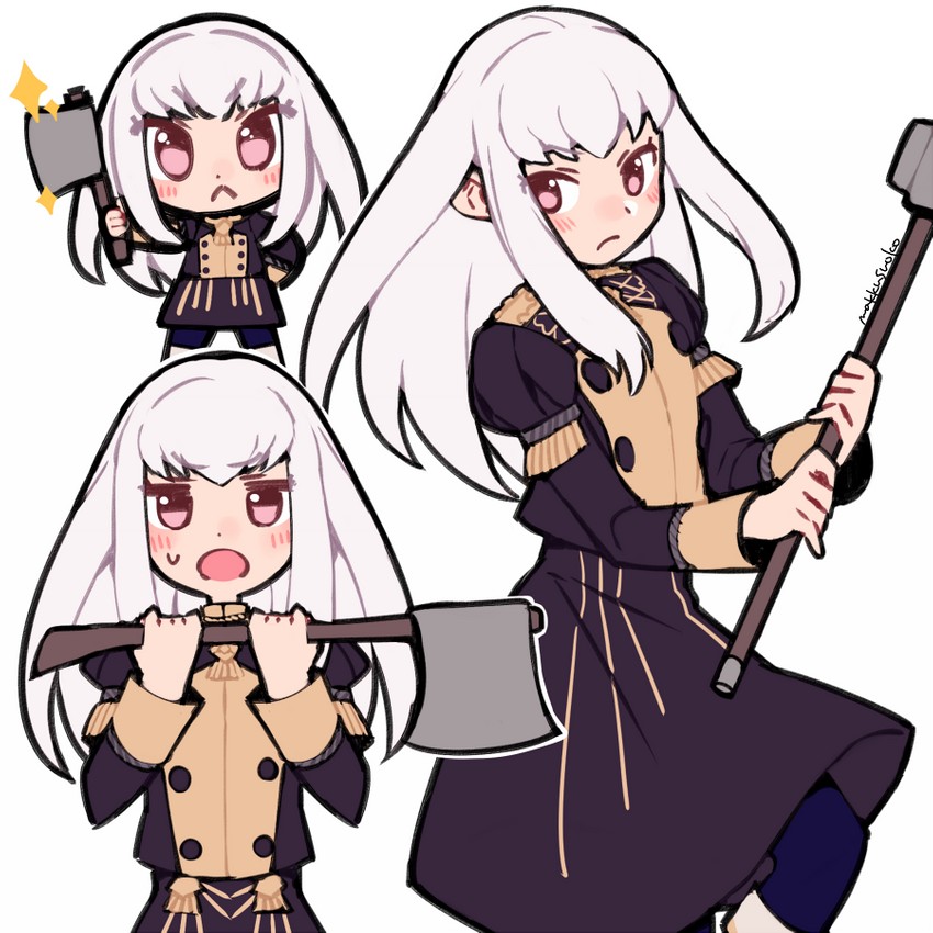 lysithea von ordelia (fire emblem and 1 more) drawn by do_m_kaeru