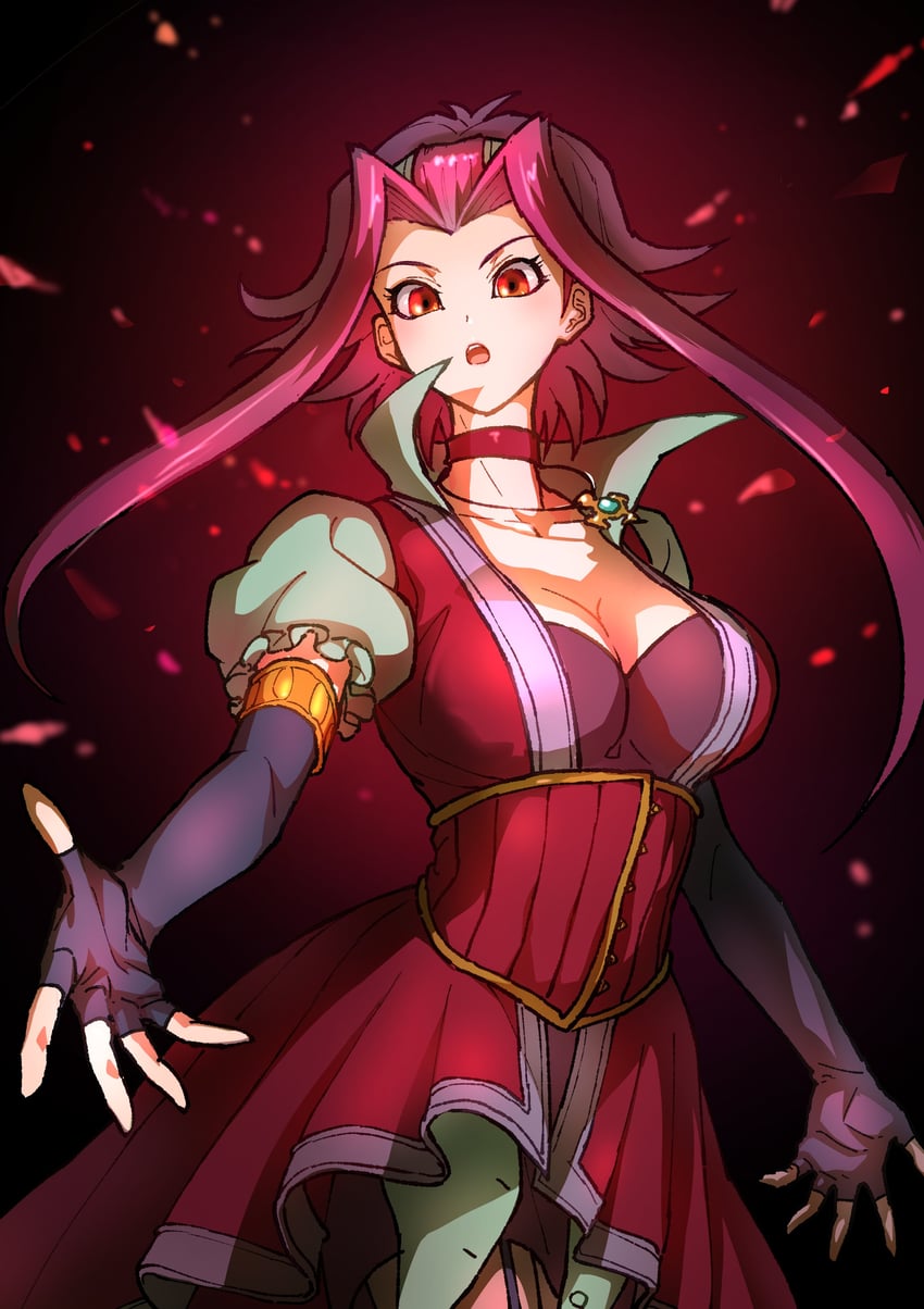 izayoi aki (yu-gi-oh! and 1 more) drawn by youko-shima