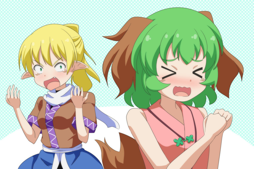 mizuhashi parsee and kasodani kyouko (touhou) drawn by cato_(monocatienus)