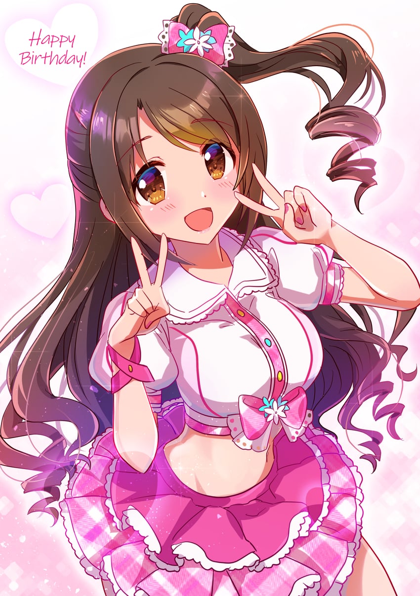 shimamura uzuki (idolmaster and 2 more) drawn by sakura_ran