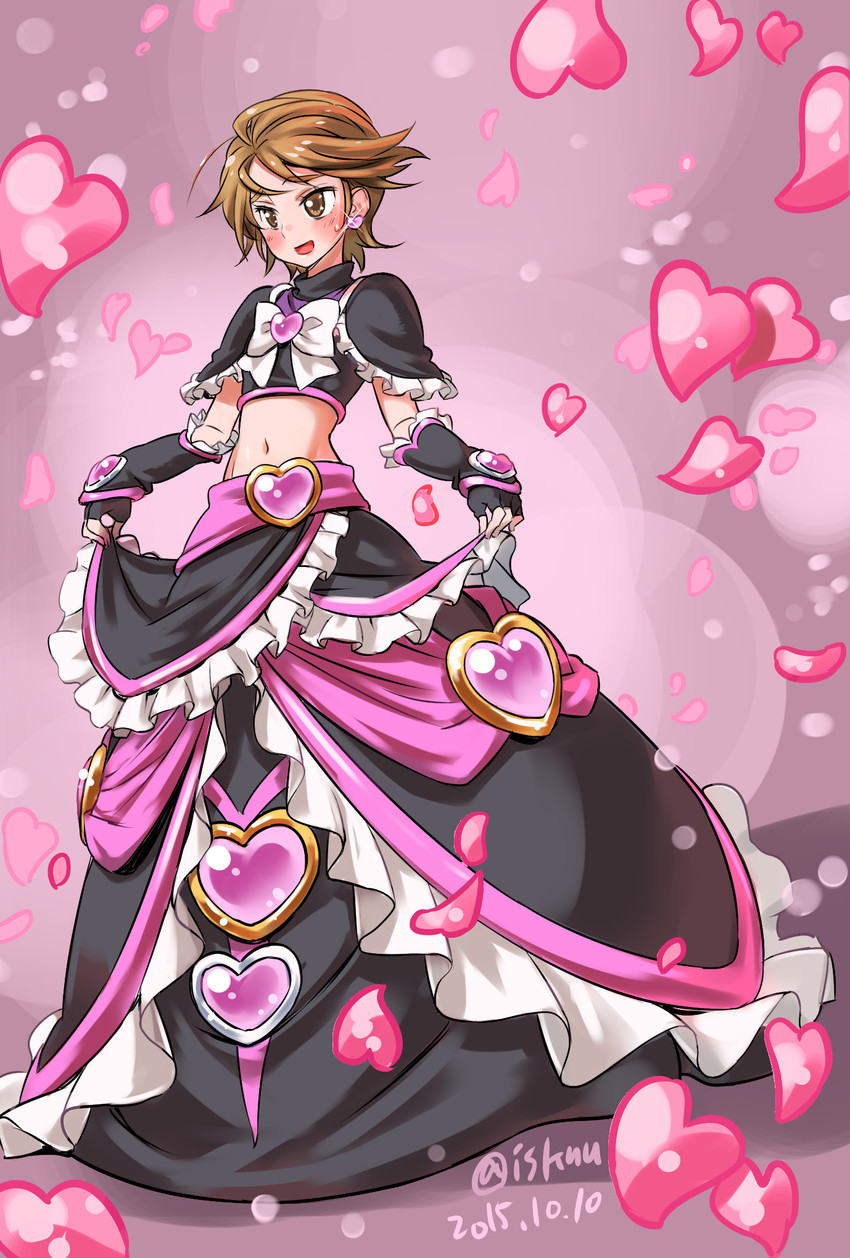 misumi nagisa and cure black (precure and 2 more) drawn by isedaichi_ken