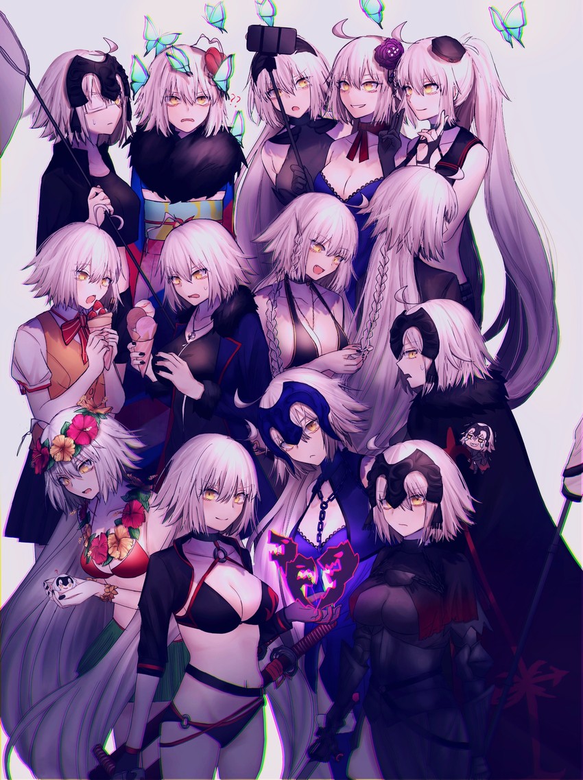 jeanne d'arc alter (fate and 1 more) drawn by roro_982