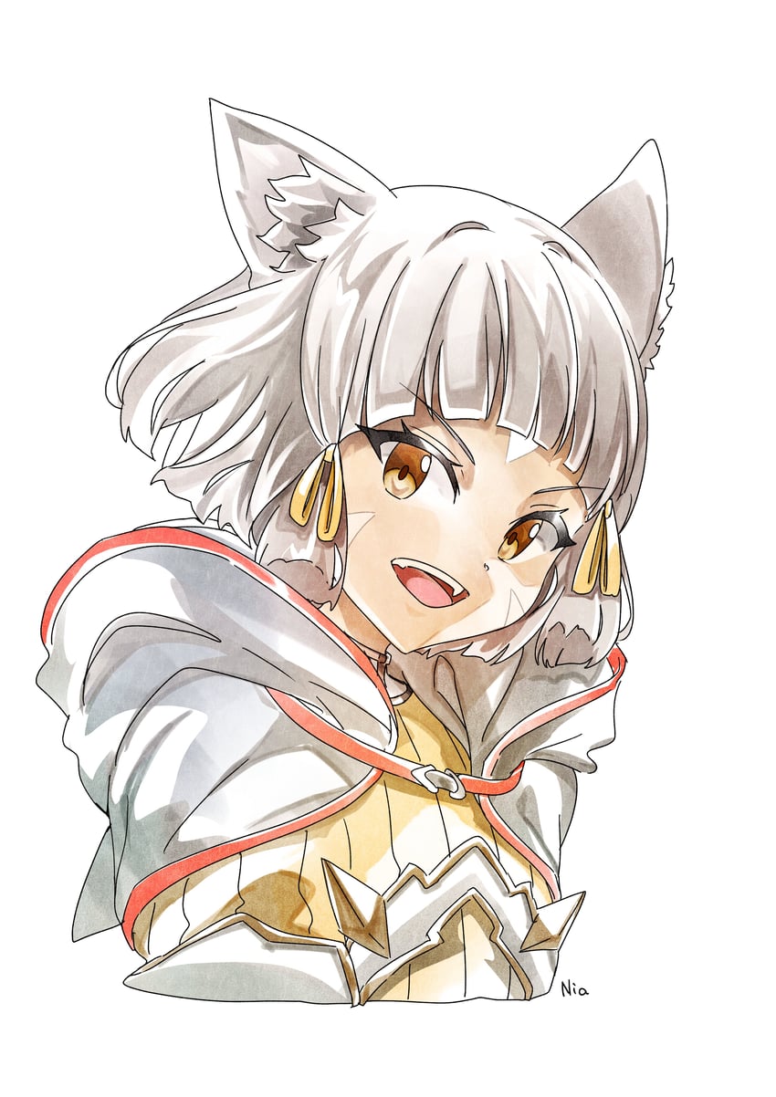 nia (xenoblade chronicles and 1 more) drawn by poteto_(potetosarada123)