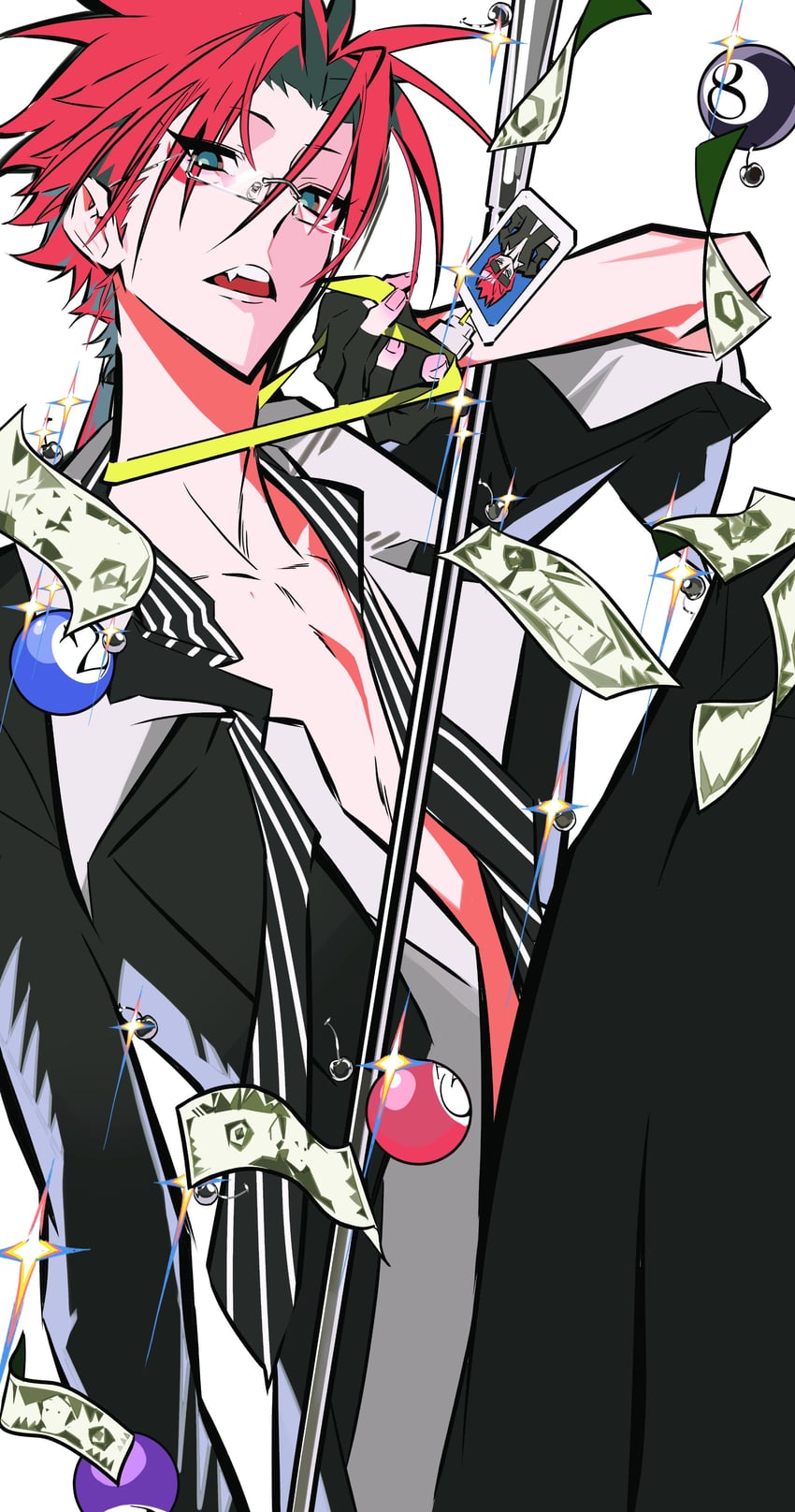 reno (final fantasy and 1 more) drawn by lihonghua314