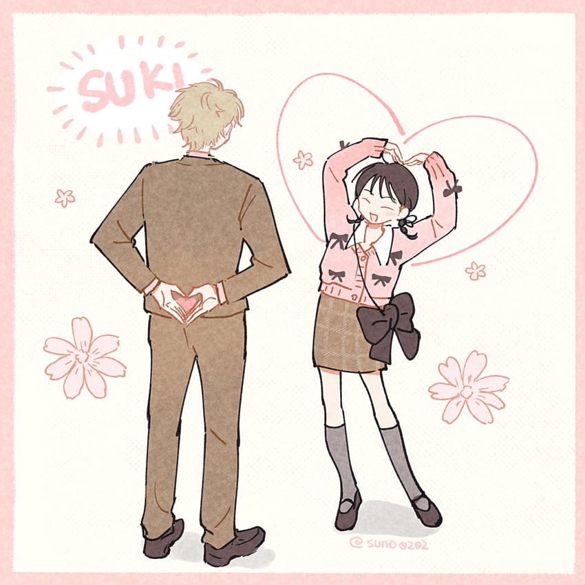 iwakura mitsumi and shima sousuke (skip to loafer) drawn by sunio0202