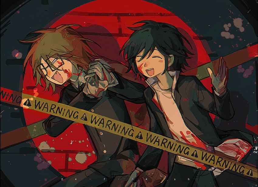 randal ivory and tsukada satoru (randal's friends) drawn by shan_hou