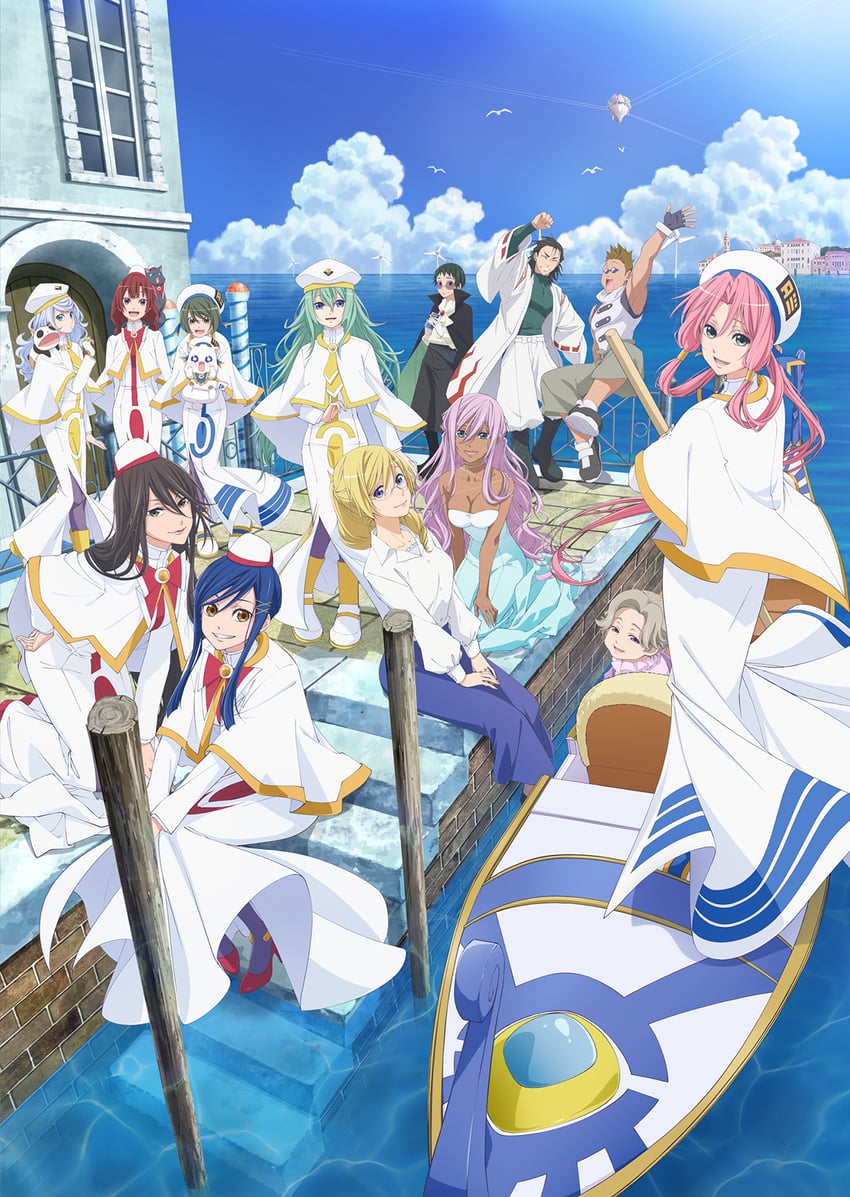 mizunashi akari, alice carroll, aika granzchesta, aria pokoteng, alicia florence, and 10 more (aria)