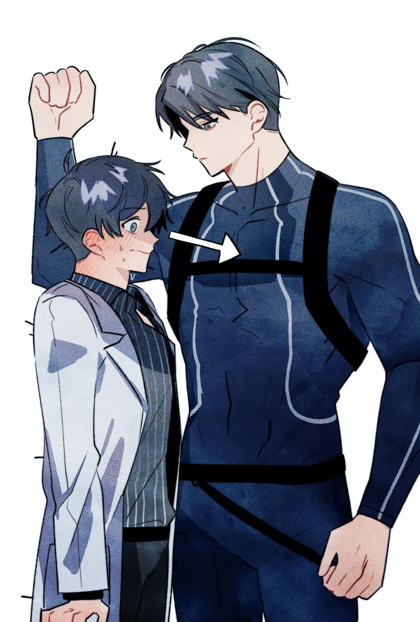 park moo-hyun and shin hae-ryang (eoduun badaui deungbul-i doeeo) drawn by suae