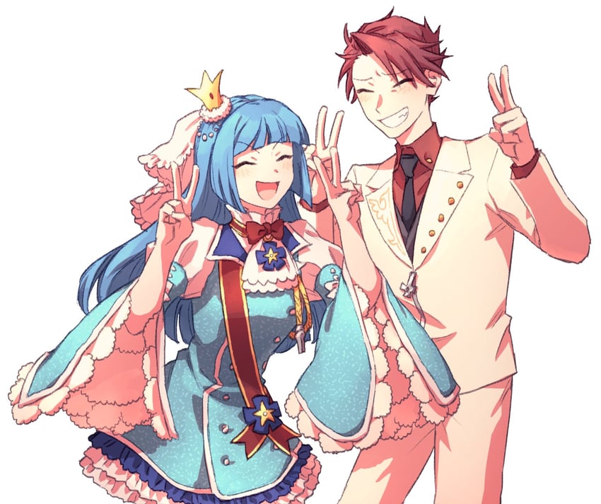 ushiromiya battler and piece (umineko no naku koro ni) drawn by hswoimuxk0pwr0h_(bbdan)