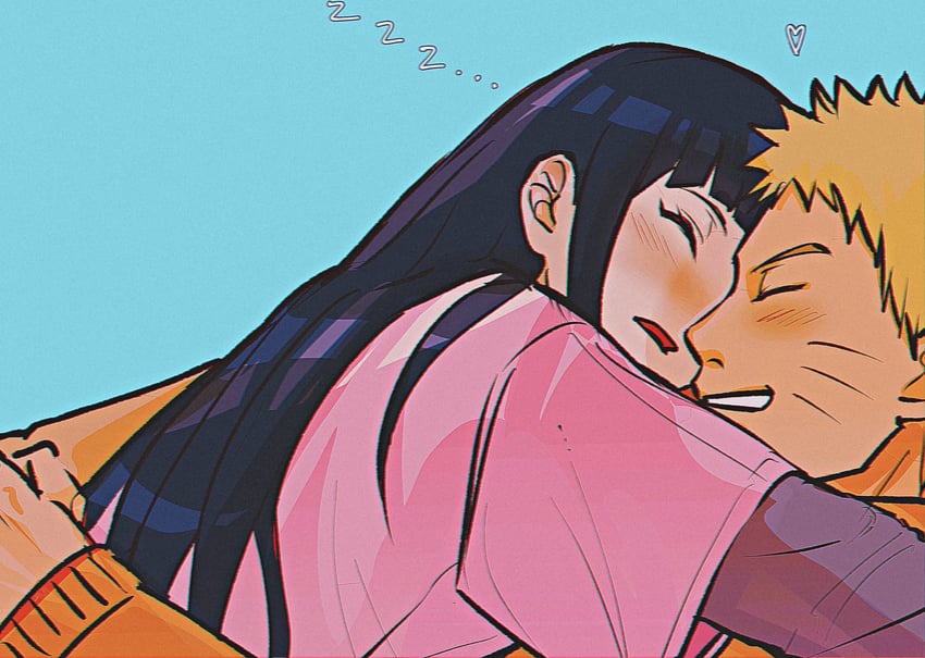 uzumaki naruto and hyuuga hinata (naruto and 1 more) drawn by notane_n