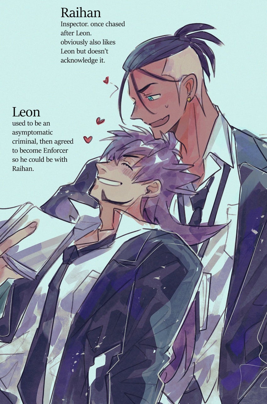 leon and raihan (pokemon and 2 more) drawn by chiyo_(miichiyochin)