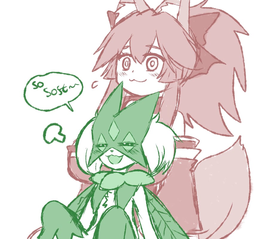 tamamo, tamamo cat, and meowscarada (fate and 2 more) drawn by keita_naruzawa