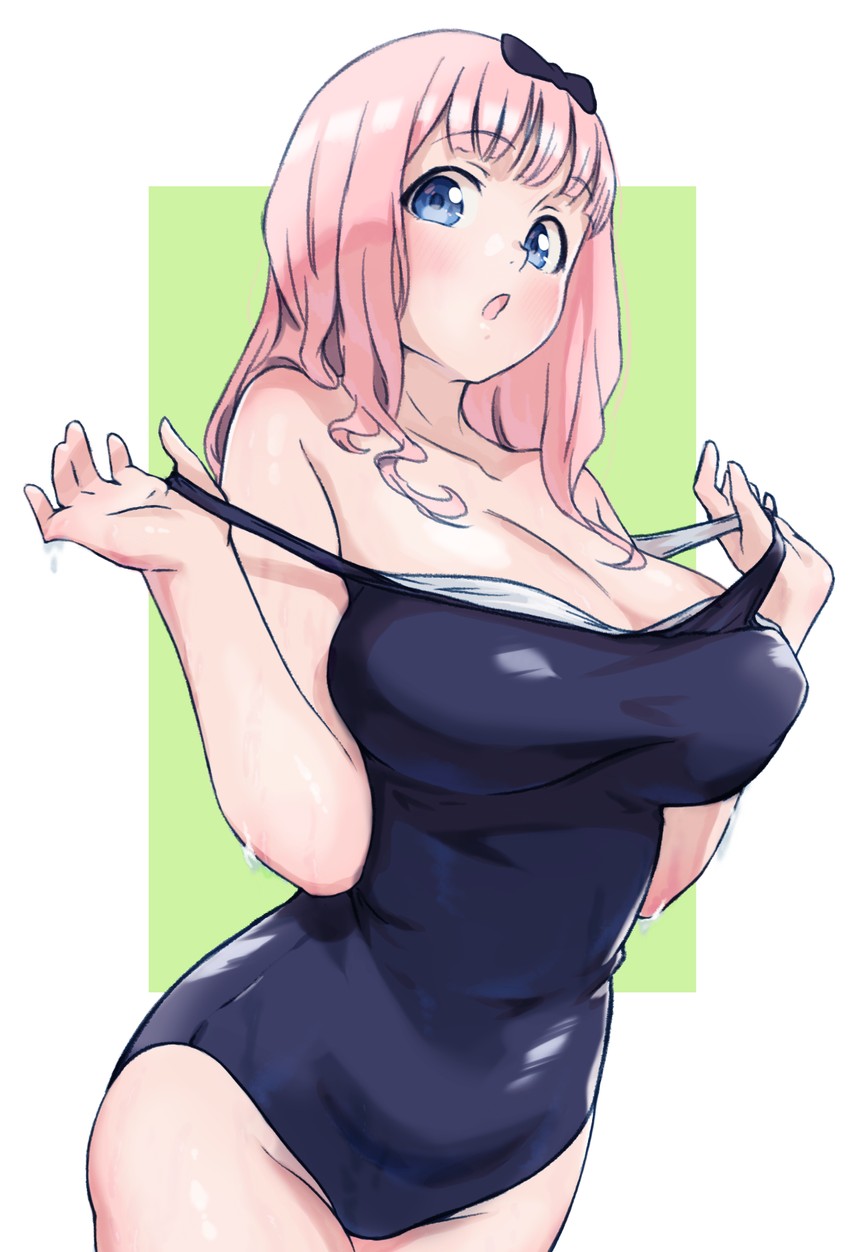 fujiwara chika (kaguya-sama wa kokurasetai ~tensai-tachi no renai zunousen~) drawn by arado_balanga_(xchd7538)