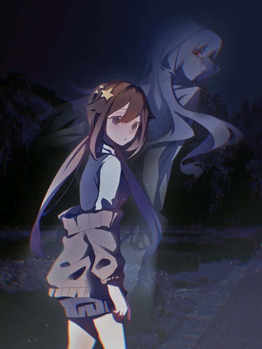 player character, nora, and ivory wraith (degrees of lewdity) drawn by you_niao