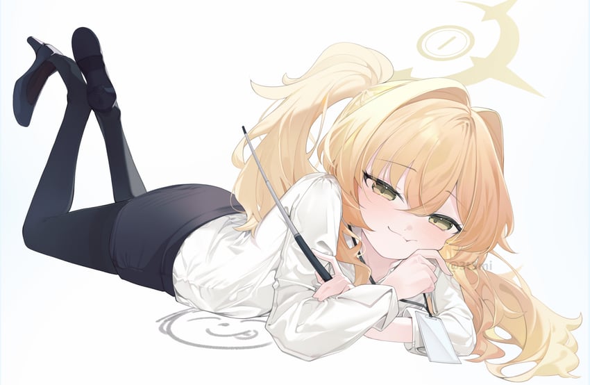 sensei, doodle sensei, and professor niyaniya (blue archive) drawn by mimizuku_(mmiganaru)