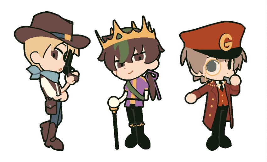 solidaritygaming, smallishbeans, and grian (minecraft youtube and 2 more) drawn by mipaihere