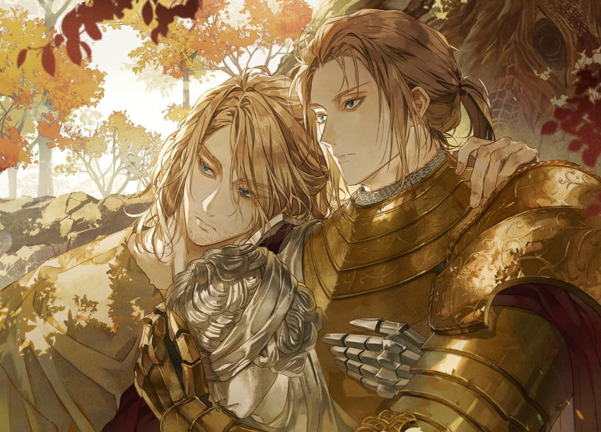 d hunter of the dead and d beholder of death (elden ring) drawn by rakita