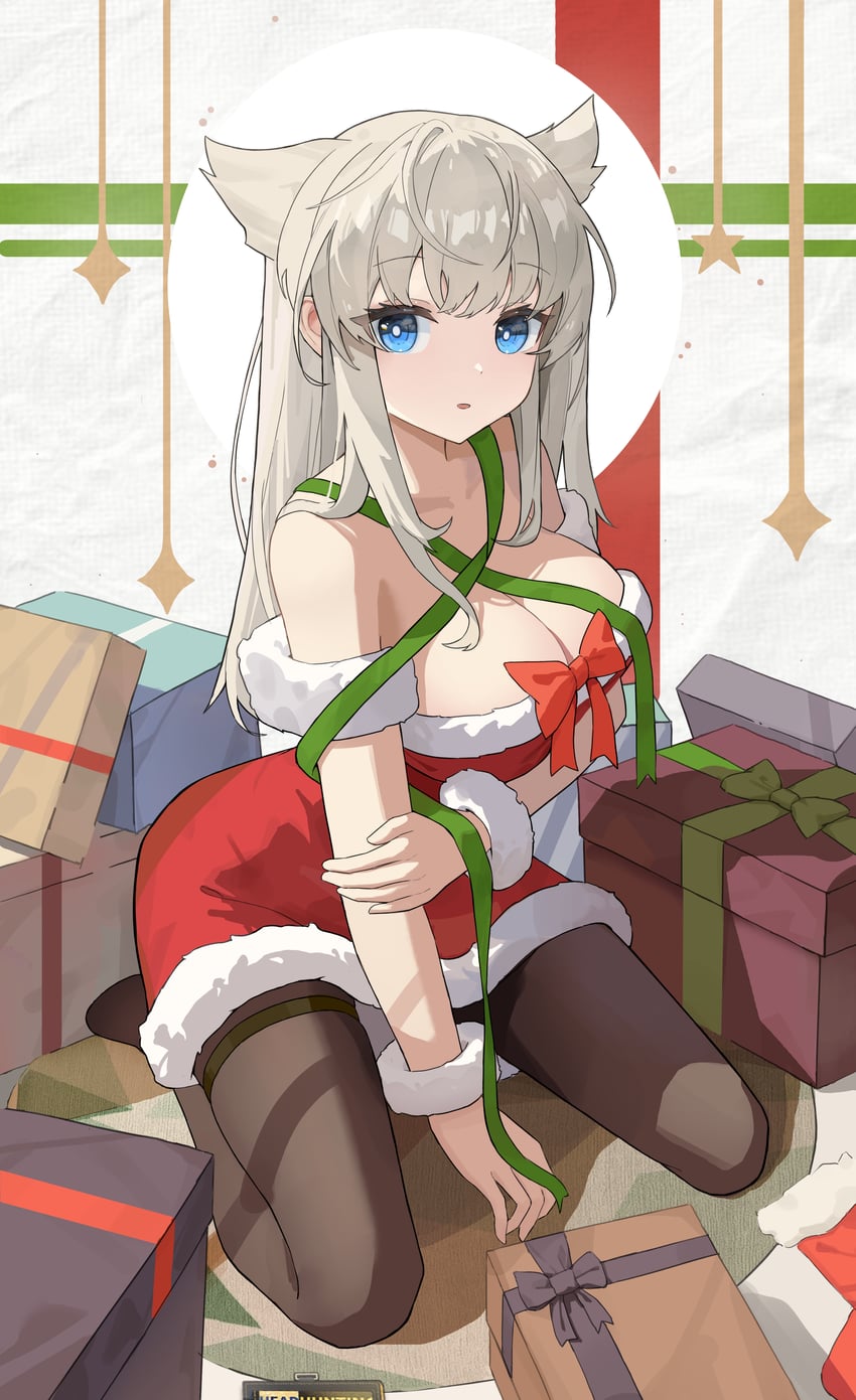 perlica (arknights and 1 more) drawn by xiandai_quanru