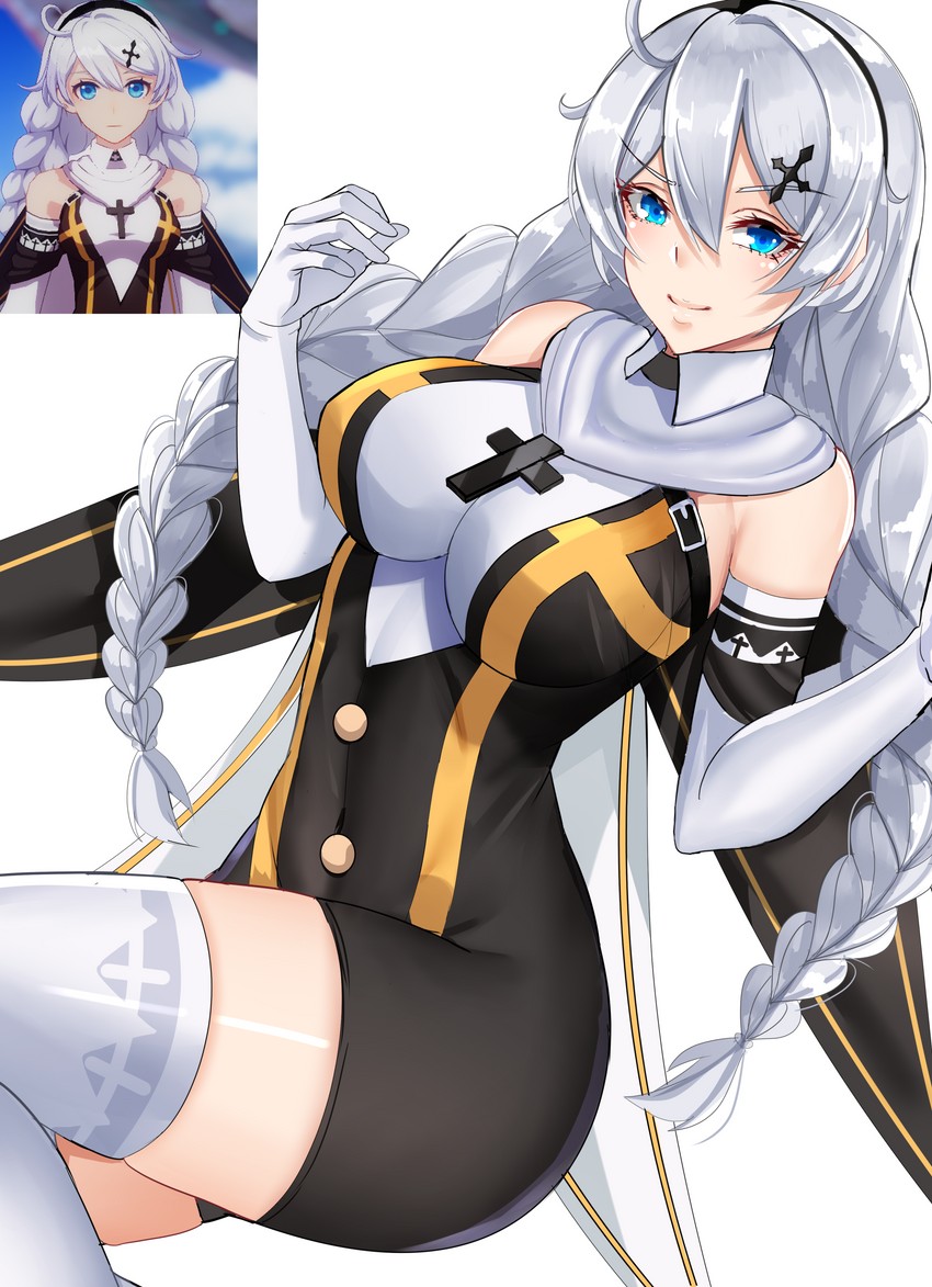 kiana kaslana (honkai and 1 more) drawn by noise_paper