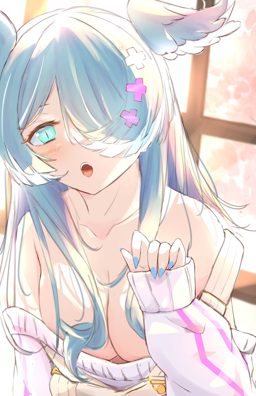 elira pendora (nijisanji and 1 more) drawn by mochachino