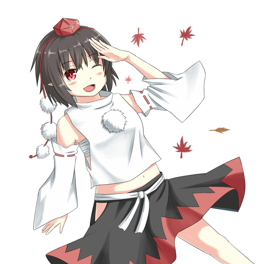 shameimaru aya and inubashiri momiji (touhou) drawn by oruhuru