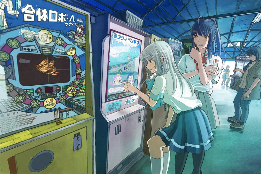 tsukishiro hitomi and tsukishiro kohaku (irozuku sekai no ashita kara) drawn by k_kanehira