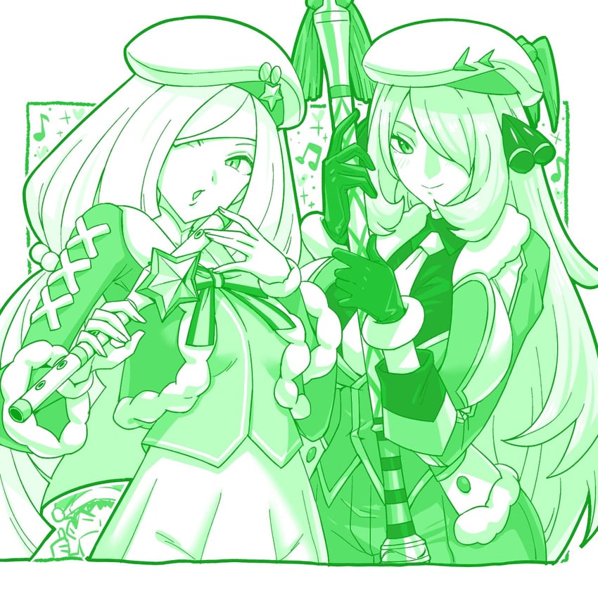 cynthia, lusamine, brock, lillie, and bugsy (pokemon and 3 more) drawn by kenchi