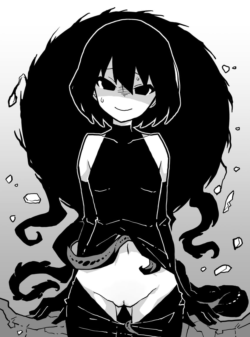 oshino ougi and the darkness (monogatari and 1 more) drawn by akableak