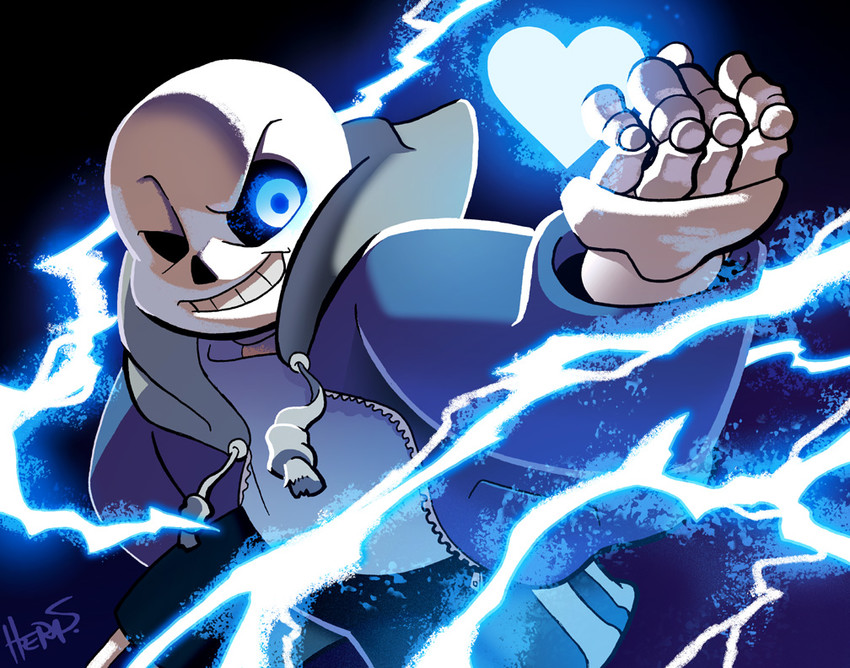 sans (undertale) drawn by matt_herms