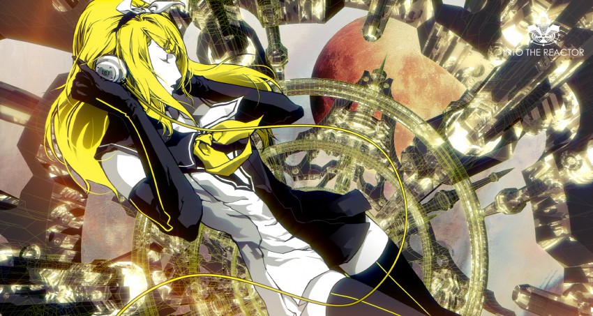 kagamine rin (vocaloid and 1 more) drawn by nagimiso