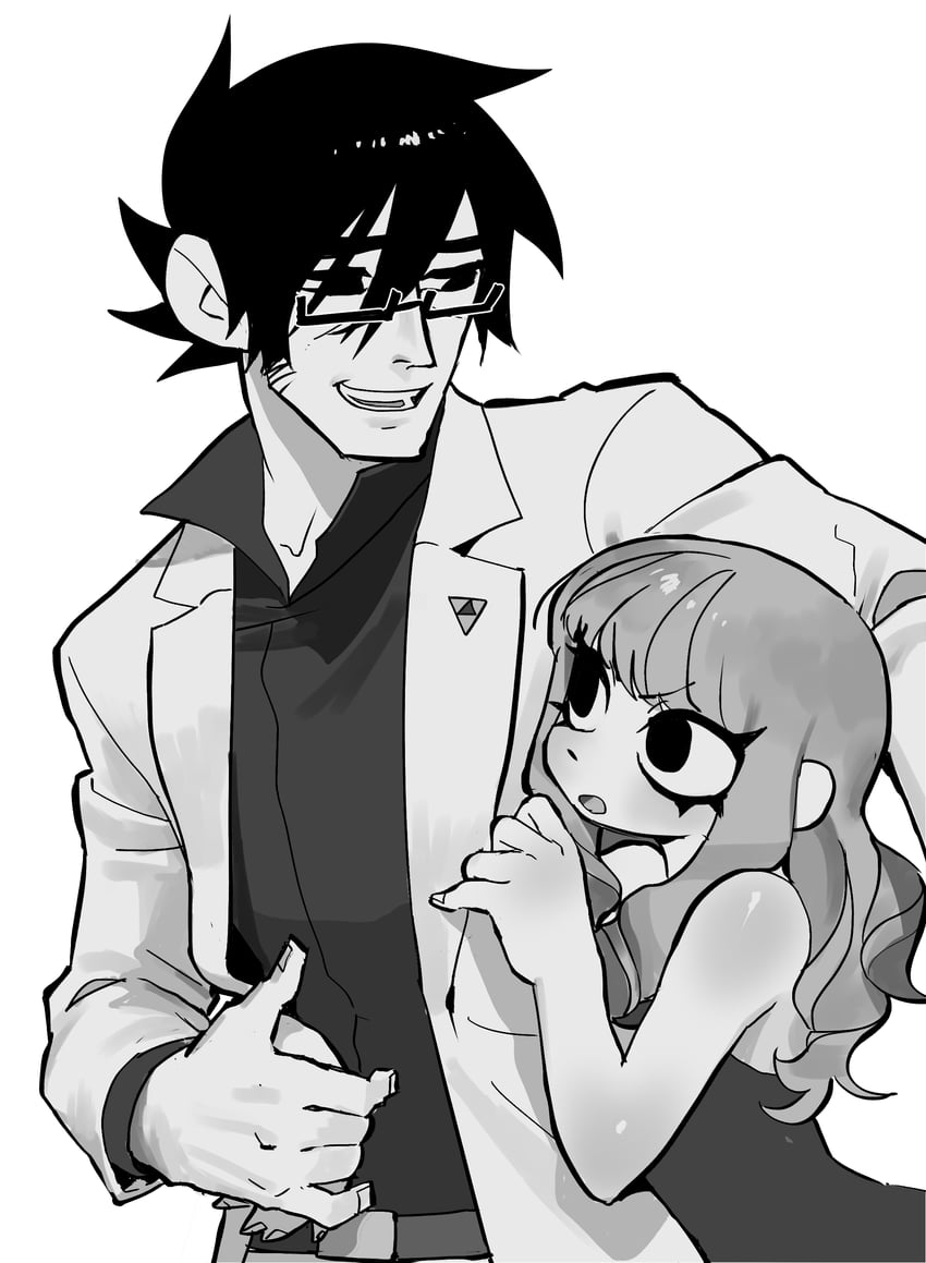 ramona flowers and gideon graves (scott pilgrim) drawn by bnm6517