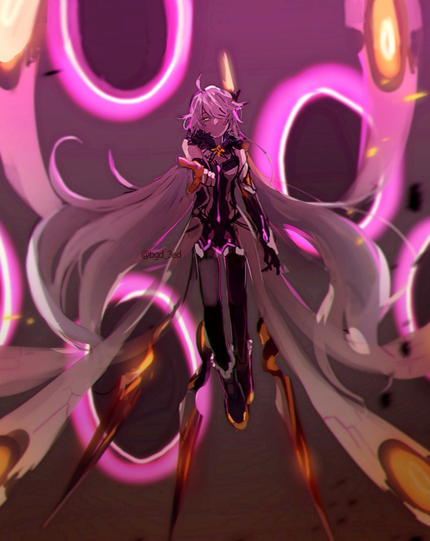 kiana kaslana (honkai and 1 more) drawn by bgd_3rd