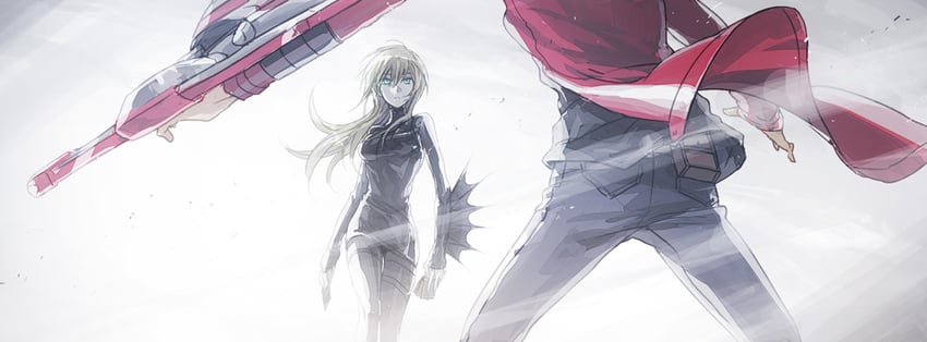 yuki judai and tenjouin asuka (yu-gi-oh! and 1 more) drawn by moribuden