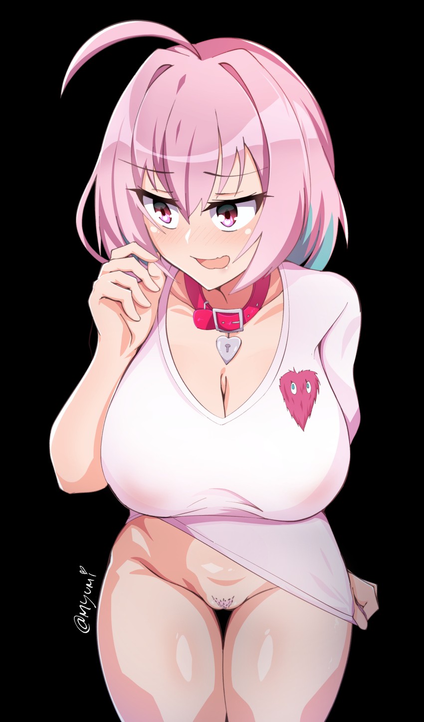 yumemi riamu (idolmaster and 1 more) drawn by myumi