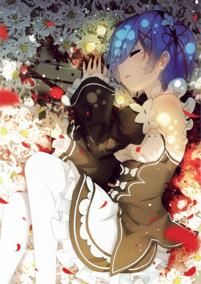 rem (re:zero kara hajimeru isekai seikatsu) drawn by qys3