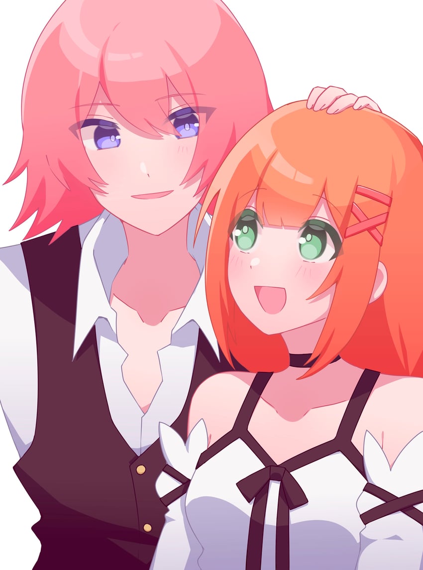 strelitzia and lauriam (kingdom hearts and 1 more) drawn by w3n6ev
