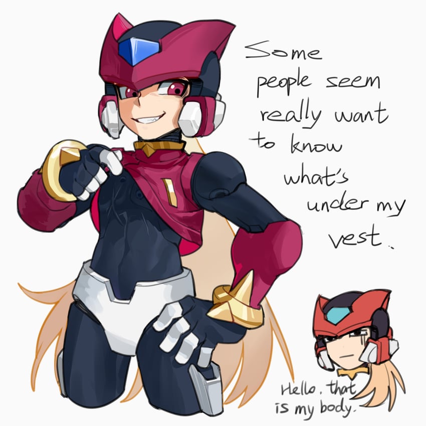 zero, zero(z), and omega (mega man and 2 more) drawn by bi_51334