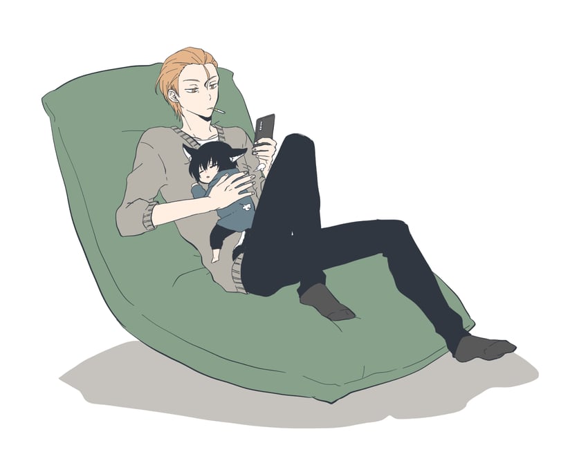 sung jin-woo and woo jin-chul (solo leveling) drawn by 8mo10