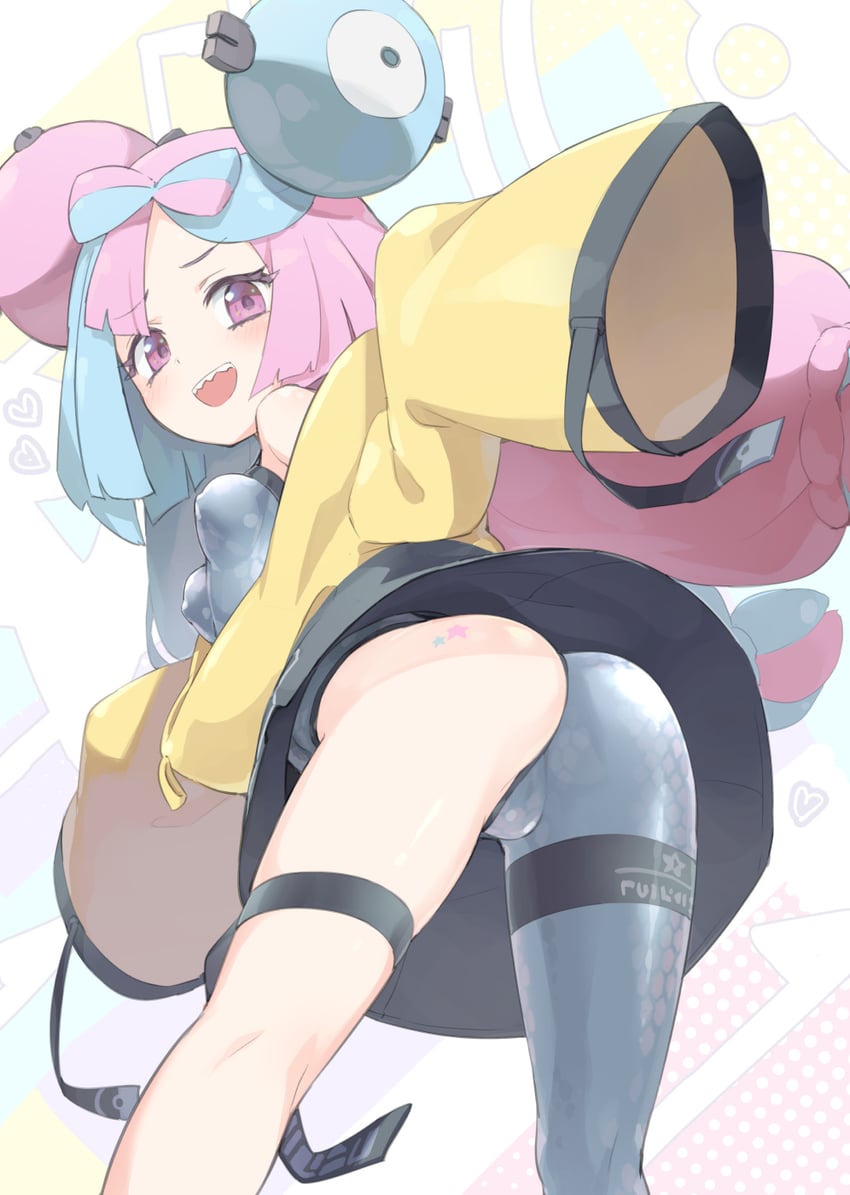 iono and magnemite (pokemon and 1 more) drawn by homura_subaru