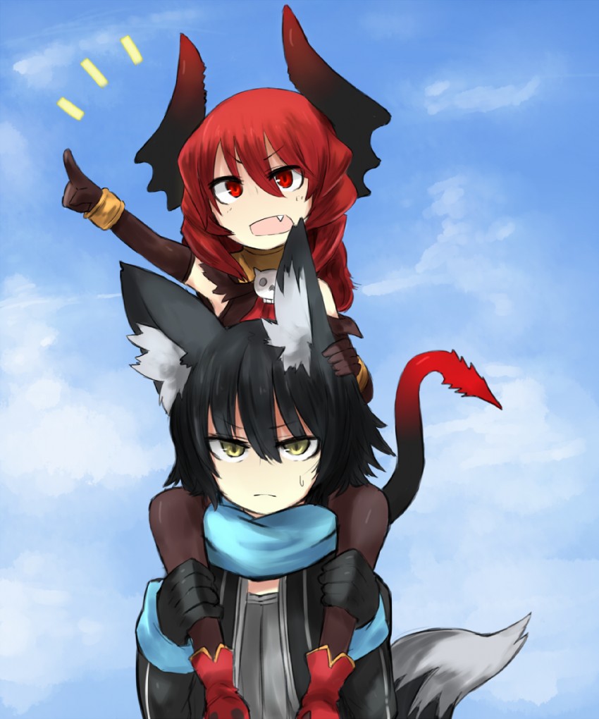 maou beluzel and nanashi (original and 1 more) drawn by ganesagi