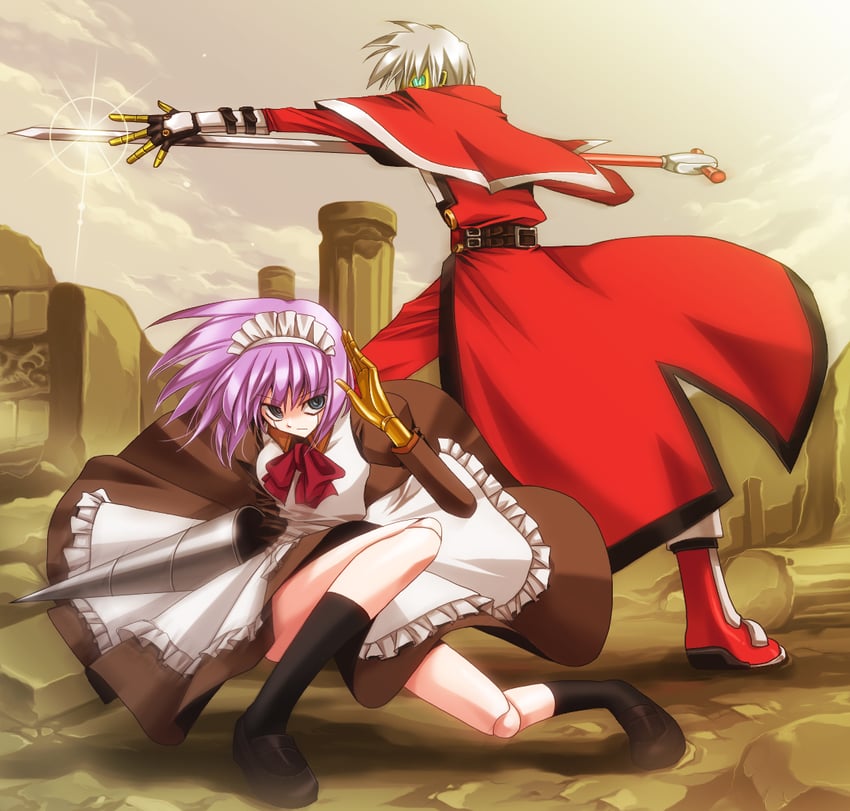robo-ky, mecha hisui, and robo-ky ii (guilty gear and 4 more) drawn by warlock_(nova)