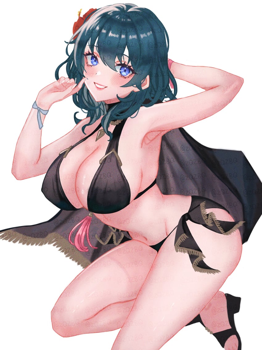 female byleth (fire emblem and 2 more) drawn by zqzbq